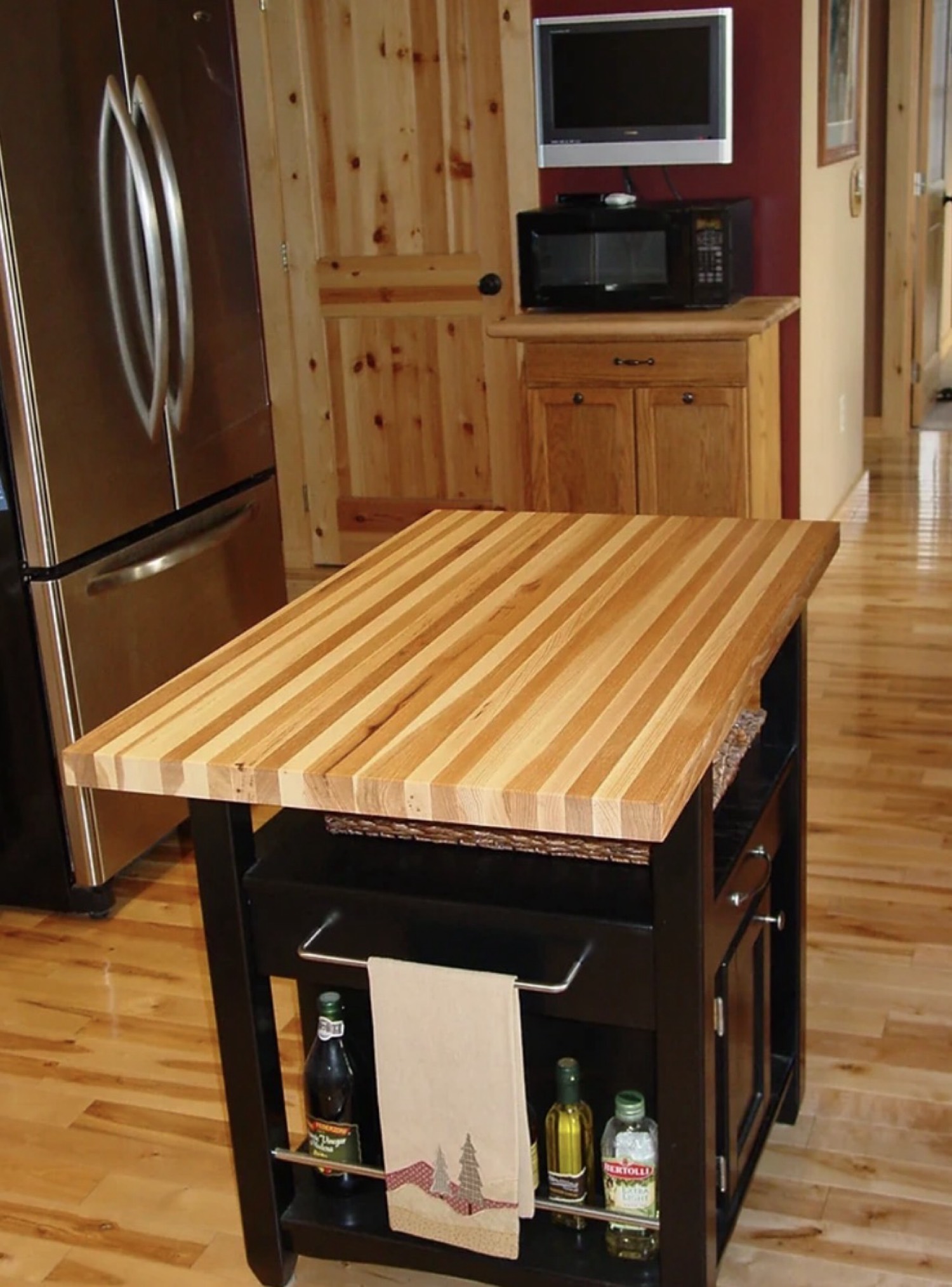 Hickory wood countertop